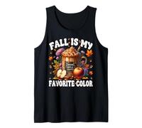 Caramel Apple Coffee Mug Graphic Fall is My Favorite Color Débardeur