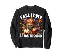 Caramel Apple Coffee Mug Graphic Fall is My Favorite Color Sweatshirt