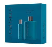 CARAMELO - Coffret Vetiver Lush 100 + 30 ml, Eau de Cologne Homme, Lot de 2, Parfum Spray, Eau de Toilette Naturelle et Masculine, Arôme Fougère Aromatique, Parfum Frais et Élégant