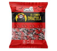 Caramelos Cerdán - Bonbons Dur Dracula Goût de Cerise | Sans Gluten et Sans Allergènes | Fêtes & Halloween | Sac 150 Bonbons - 500g