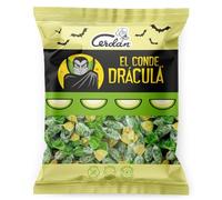 Caramelos Cerdán - Bonbons Dur Dracula Goût de Melon | Sans Gluten et Sans Allergènes | Fêtes & Halloween | Sac 225 Bonbons - 750 g