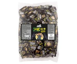 Caramelos Cerdán - Bonbons Halloween Zombie farcis à la soude saveur fraise, queue, fruits de la forêt | Sac de 357 unités - 1 KG