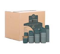 Caramont,4 Oz 1000 Espresso Gobelets en Carton avec Agitateurs en Bois,Écologique et Jetables,Résistant à la Chaleur,Carton de Qualité,Idéal pour Toutes Les Boissons Chaudes ; Café,Thé,Chocolat etc.