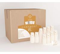 Caramont 4 Oz 1000 Espresso Gobelets en Carton,Écologique,Jetables,Résistant à la Chaleur,Carton Qualité,Idéal pour Toutes Les Boissons Chaudes ;Café,Thé,Chocolat etc.