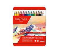 Crayon De Couleur Aquarellable Supracolor Boîte Métal 18 Pièces