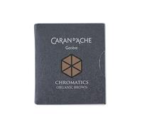 Caran D 'Ache 8021 - 049 - Pack de 6 Cartouches d'encre Plume, Couleur Marron