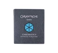 Caran D 'Ache 8021 - 191 - Pack de 6 Cartouches d'encre Plume, Couleur Turquoise hipnótico