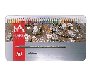 Caran D’ACHE - Ensemble de 80 crayons Pablo (Importé du Japon)