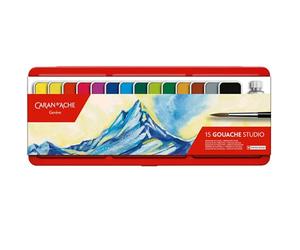 Caran d ́Ache Gouache comprimés 15 Couleurs