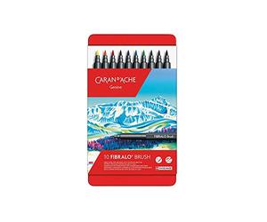 Caran d'Ache 0186.310 Feutres de Coloriage Plastique Multicolore Lot de 10
