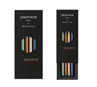 Caran d'Ache 0361.414 Les Crayons de la Maison Lot de 4 crayons à papier parfumés HB Argenté