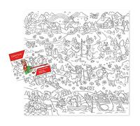 Caran d'Ache 0454.703 Swiss Explorer Poster géant à colorier 90 x 90 cm