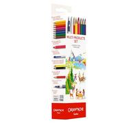 Caran d'Ache 3000.416 Swisscolor Kit multi-produits 16 pièces dans une boîte en métal