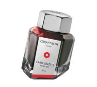 Caran d'Ache 76341 Recharge encre stylographique compatible stylo-plume Infrarouge Rouge