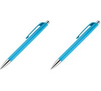 Caran D'ache 78753 Stylo Bille Bleu (Lot de 2)