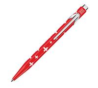 Caran d'Ache 849.253 Stylo à bille en métal Motif drapeau suisse