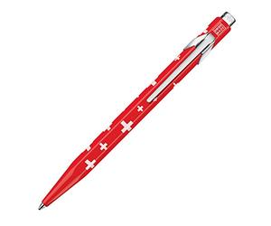 Caran d'Ache 849.253 Stylo à bille en métal Motif drapeau suisse