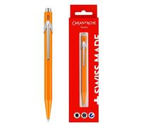 CARAN DACHE 849 Coffret cadeau Fluo Line Orange Stylo à bille