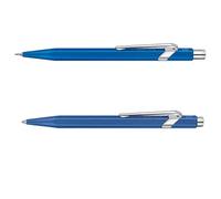 Caran d'Ache 849 Colormat-x Set : stylo à bille et porte-mine, bleu