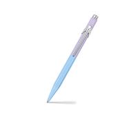 Caran D'Ache Stylo à bille 849 Paul Smith bleu ciel/lavande, recharge M noire, en Slimpack
