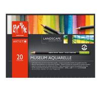 Caran Dache : Boîte Aquarelle Musée De 20 Couleurs Paysage