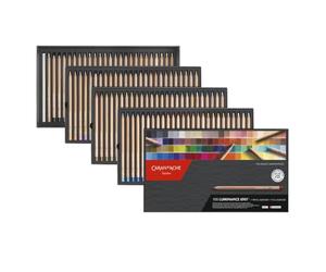 Caran d'Ache Boîte Luminance - 100 assortis, dont 1 mélangeur à crayon, 1 mélangeur complet J6901800 Multicolore