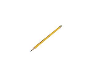Caran d'Ache Crayon jaune avec gomme Dureté : HB, 0351.272