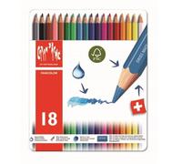 Caran D'Ache Fancolor Coloured Pencils, Étain, Multi, 18 Unité (Lot de 1), Set Pièces