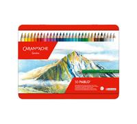 CARAN D'ACHE Crayons de couleur PABLO étui métallique de 30 pièces