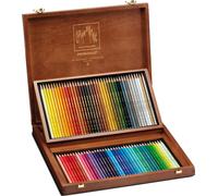 CARAN D'ACHE Crayons de couleur PRISMALO Coffret en bois de 80 pièces