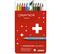 CARAN D'ACHE Crayons de couleur SWISSCOLOR Aquarelle