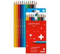 CARAN D'ACHE Crayons de couleur SWISSCOLOR Aquarelle