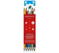 CARAN D'ACHE Crayons de couleur SWISSCOLOR BICOLOR Aquarelle