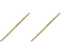 Caran d'Ache d´Ache Swissride 8528.000 Recharge pour stylo à bille 888 Gold Noir Épaisseur de trait moyenne 12 cm (Lot de 2)