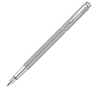Caran d'Ache Ecridor Cubrik 958367 Porte-plume plaqué argent avec calibre F