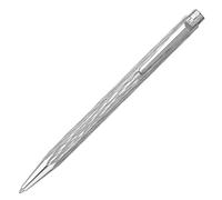 Caran d'Ache Ecridor Stylo à bille vénitien avec revêtement palladium et étui en cuir