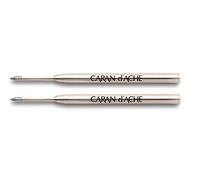 Caran d'Ache Goliath Lot de 2 cartouches de rechange Noir Medium