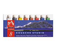 Caran d'Ache – Studio Gouache – Set de 8 tubes de 10 ml