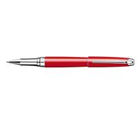 Caran d'Ache Leman Plaqué Argent Stylo roller - Rouge