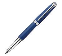 Caran dAche Léman Plume Bleu Nuit Mat F Argenté