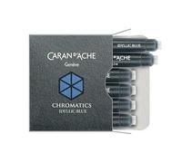 Caran D'ache Lot de 2 boîtes de 6 cartouches d'encre Bleu iddylique