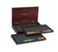 Caran d'Ache Museum Aquarelle Watercolor Lot de 72 crayons de couleur 72 couleurs dans une boîte en bois 3510 476 Multicolore