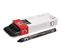 Caran d'Ache Crayons de cire Néocolor 1 Noir 10 pièces 10 cm
