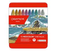 Caran D'ache Neocolor I Crayon - Assorti/ Metallic Couleurs (Lot de 10)