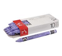 Caran d'Ache Neocolor II 131 Violette clair/bleu périodique (7500.131) / Pastel Lot de 10 pièces (1 paquet) / Cire soluble à l'eau/pour papier, carton, verre, bois, cuir, tissu pierre