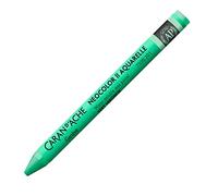 Caran d'Ache NEOCOLOR II 201 VERONESE GREEN (7500.201) / Pastel 10 pièces (1 paquet) / Cire soluble dans l'eau/pour papier, carton, verre, bois, cuir, tissu, pierre