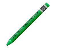 Caran d'Ache Neocolor II 220 Vert gazon (7500.220) / Pastel 10 pièces (1 paquet) / en cire soluble à l'eau/pour papier, verre, bois, cuir, tissu, pierre
