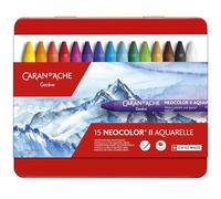 Caran d'Ache Neocolor II Boîte de 15 crayons de couleur Multicolore