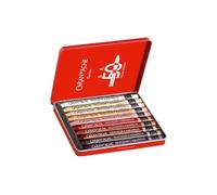 Caran d'Ache NEOCOLOR II Lot de 10 pastels aquarelles solubles dans l'eau Édition portrait 50 ans