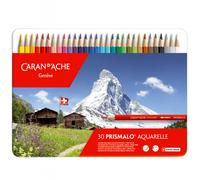 Caran D'Ache Prismalo Eau Soluble Couleur Crayons 30 Métal Boite Set Aquarelle